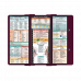 WhiteCoat Clipboard® Trifold - Wine Physical Therapy Edition